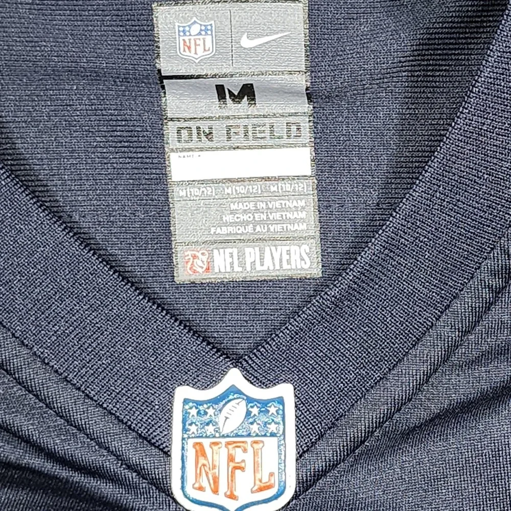 Nike Chicago Bears Mitchell Trubisky Youth Medium 10/12 Navy Blue Jersey